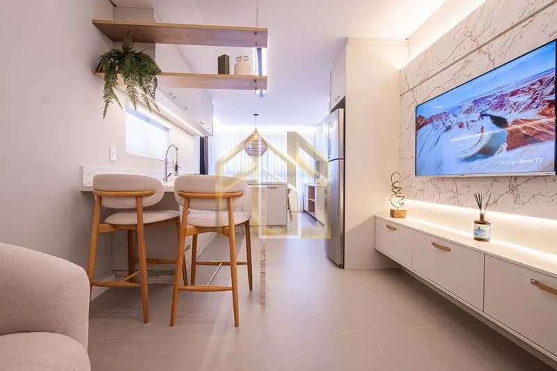 Apartamento 2q em Perequê, Porto Belo SC