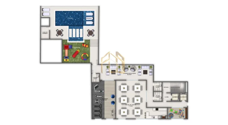Apartamento 3q em Pioneiros, Balneário Camboriú SC