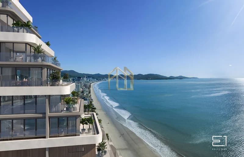 Apartamento 4q em Meia Praia, Itapema SC