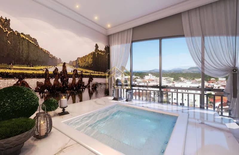 Apartamento 3q em Meia Praia, Itapema SC