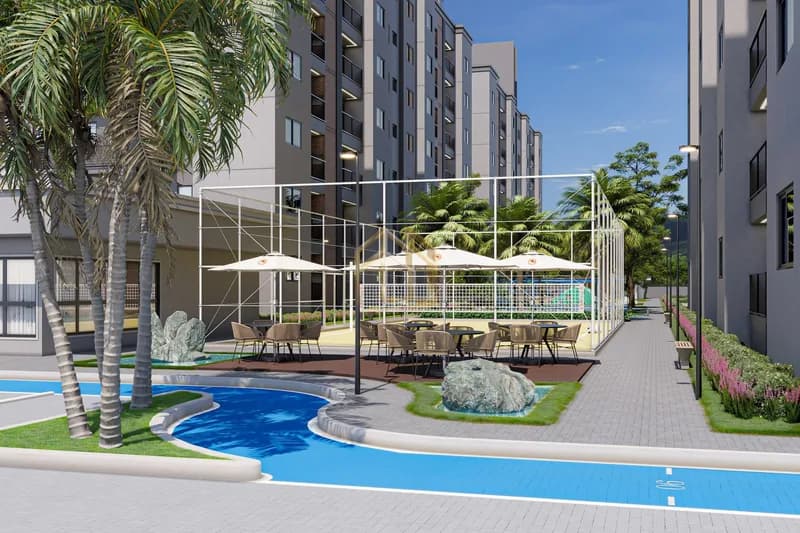 Apartamento 2q em São Cristóvão, Barra Velha SC