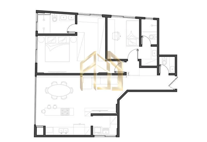 Apartamento 2q em Praia Brava, Itajaí SC
