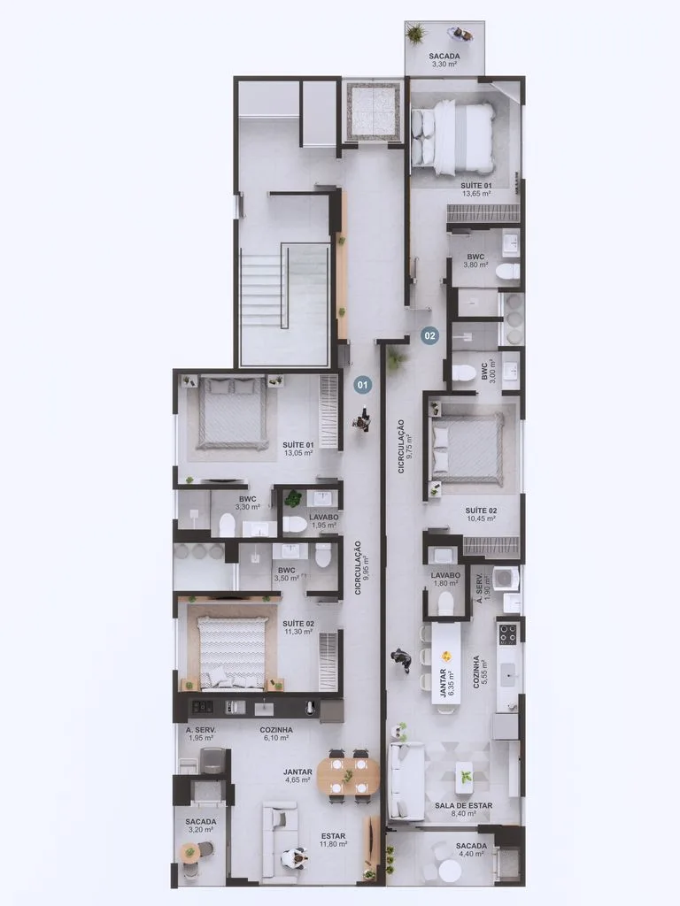 Casa 2 dorm. em Meia Praia, Navegantes/SC · destaque | Família Broker