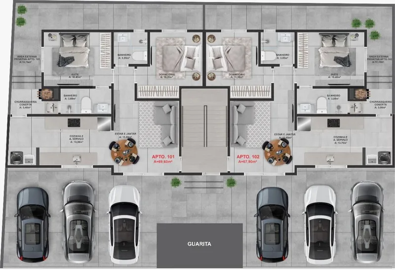 Apartamento 2 dorm. em Tabuleiro, Barra Velha/SC · foto 5 | Família Broker