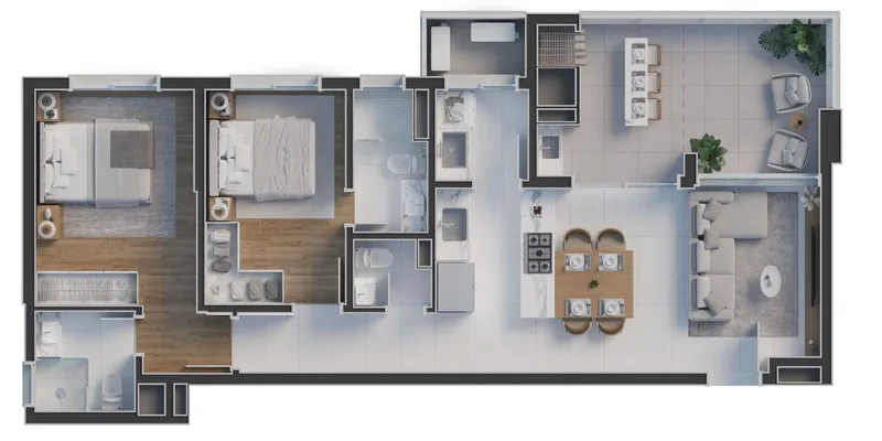 Apartamento 2 dorm. em Balneário Piçarras, Balneário Piçarras/SC · foto 4 | Família Broker