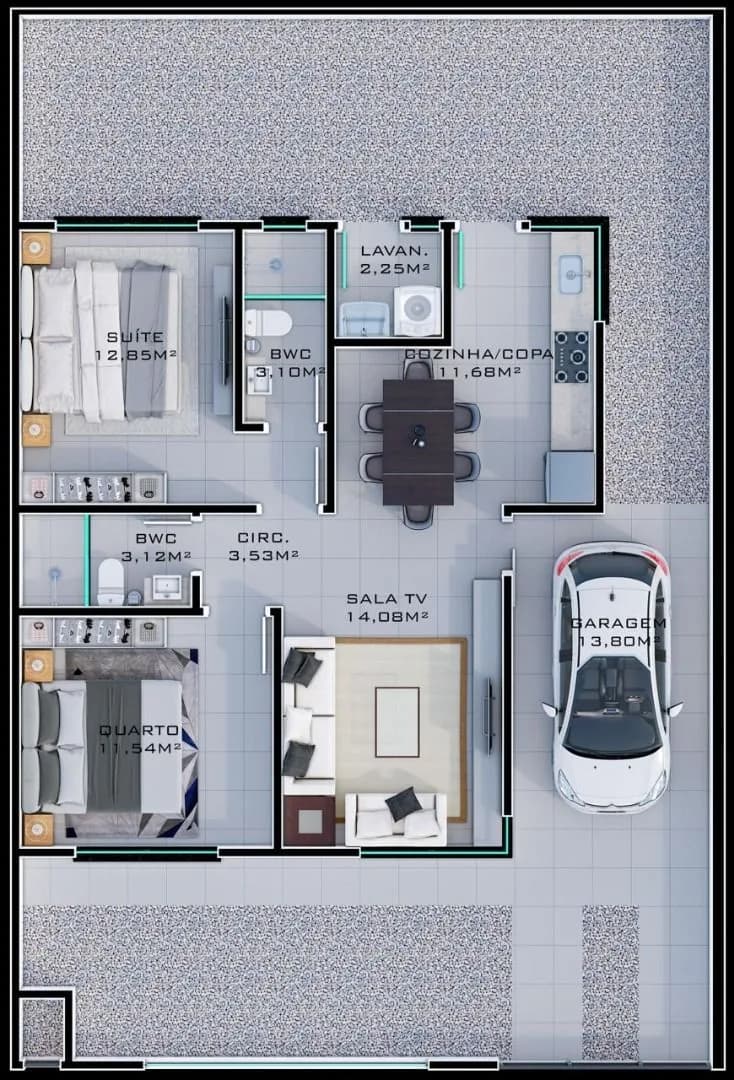 Casa 3 dorm. em Itacolomi, Balneário Piçarras/SC · foto 5 | Família Broker